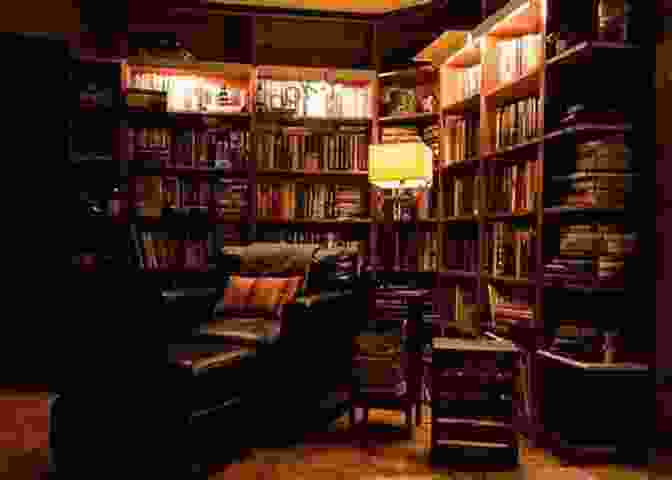 A Cozy And Inviting Bookshop With Warm Lighting, Wooden Shelves Filled With Books, And A Comfortable Armchair In The Corner Elementary She Read (A Sherlock Holmes Bookshop Mystery 1)