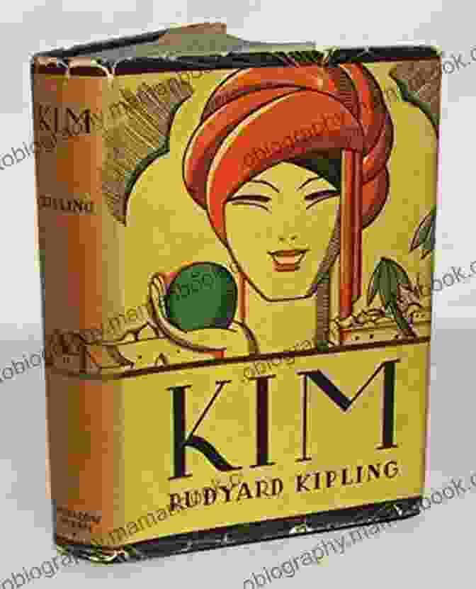 A Vintage Book Cover Of Kipling's Kim Rudyard Kipling: The Best Works