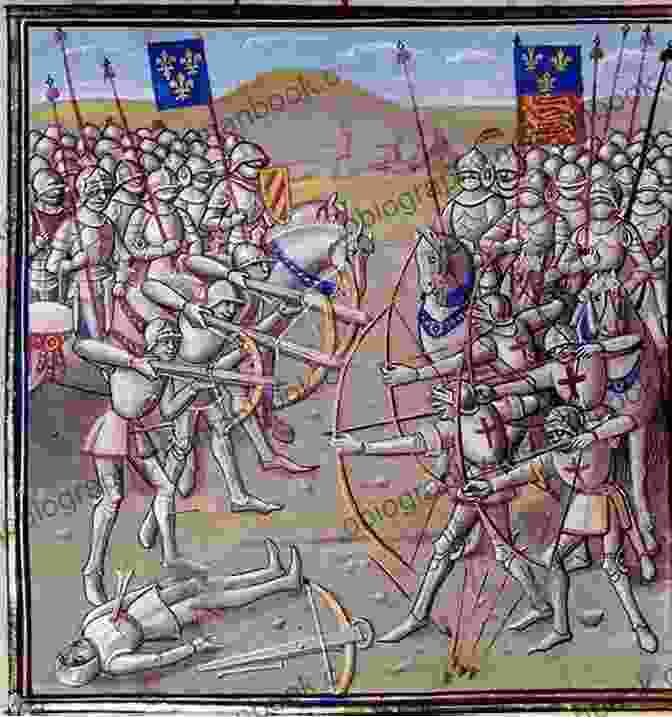 Depiction Of The Battle Of Crecy, 1346 England In The Middle Ages: A Captivating Guide To English History During The Medieval Period And Magna Carta