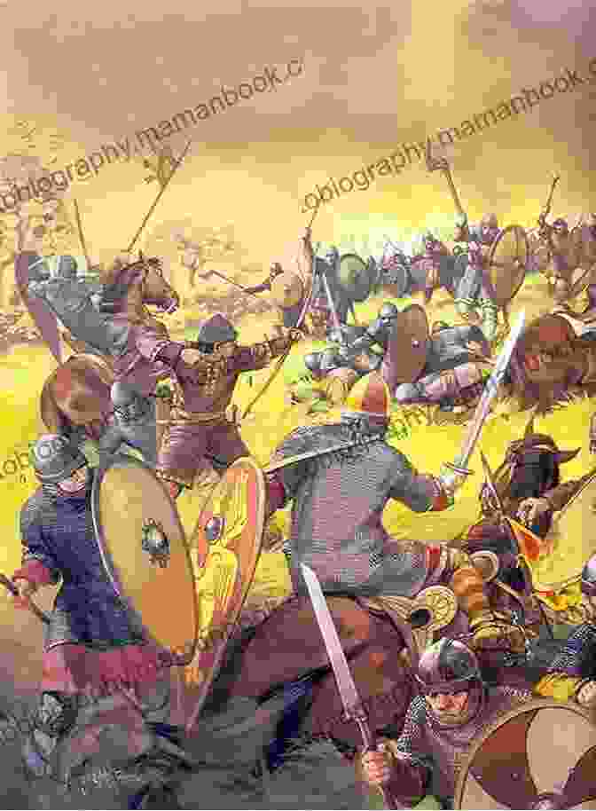 Depiction Of The Battle Of Hastings, 1066 England In The Middle Ages: A Captivating Guide To English History During The Medieval Period And Magna Carta