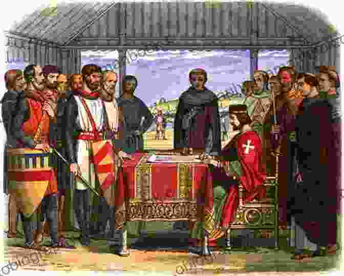Depiction Of The Signing Of Magna Carta, 1215 England In The Middle Ages: A Captivating Guide To English History During The Medieval Period And Magna Carta