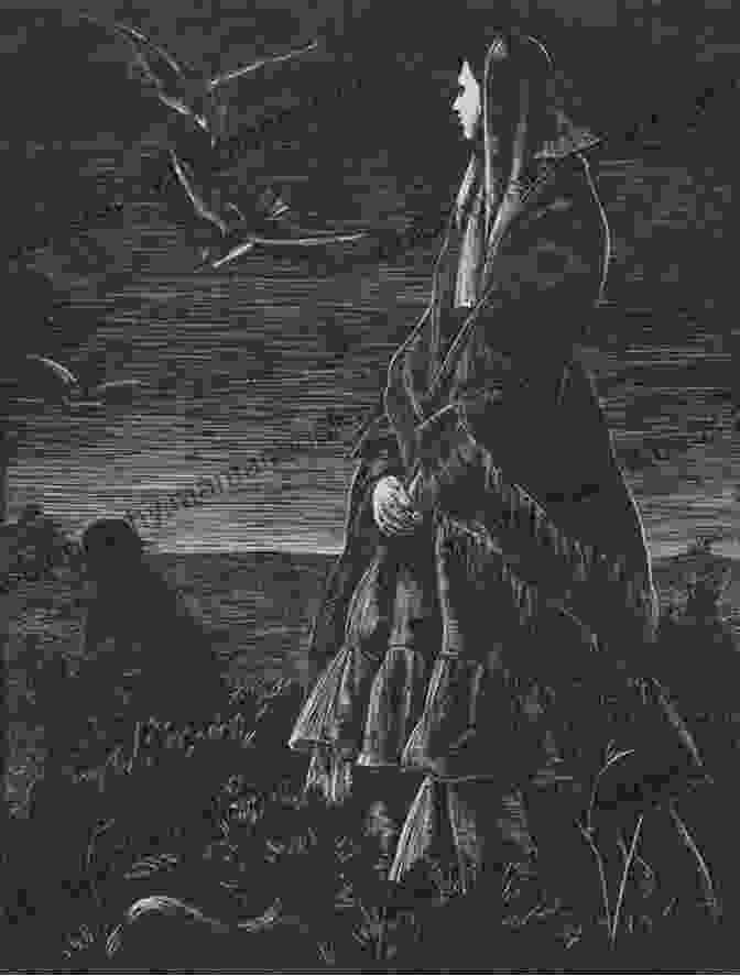 Illustration Of Eustacia Vye, The Main Character Of The Return Of The Native, Standing On A Desolate Moor. Thomas Hardy : The Complete Works (Illustrated)