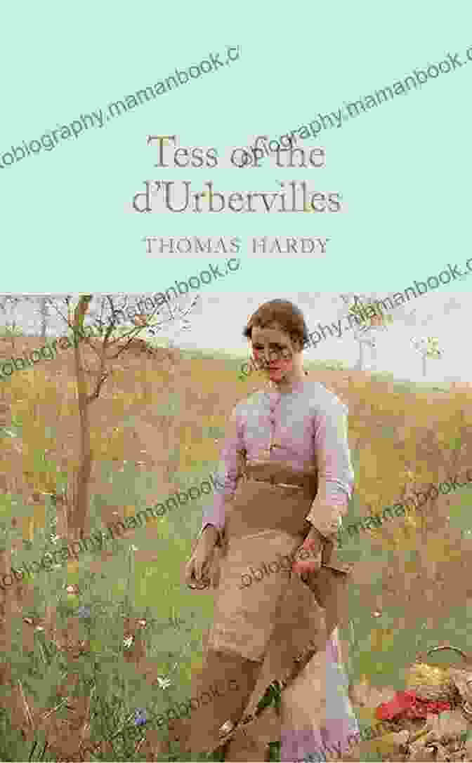 Illustration Of Tess Of The D'Urbervilles, A Young Woman Standing In A Field, Surrounded By Sheep. Thomas Hardy : The Complete Works (Illustrated)