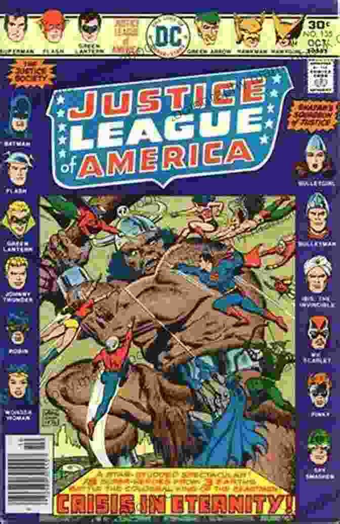 Justice League Of America Vol. 1 #135 (October 1976) Wraparound Cover Art By Dick Dillin And Joe Giella Justice League Of America (1960 1987) #135