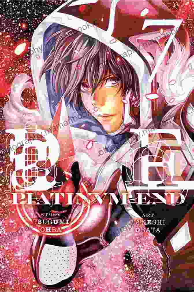 Platinum End Vol. 1 Manga Cover Featuring Mirai Kakehashi Standing Amidst A Celestial Realm Platinum End Vol 1