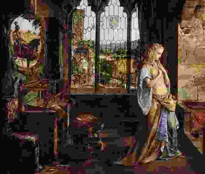 The Lady Of Shalott, A Graceful And Mysterious Figure, Gazes Out From Her Tower At Lake Shalott, Her Tapestry Weaving The Threads Of Destiny. Shalott: Into The Unknown (Shalott Trilogy 1)